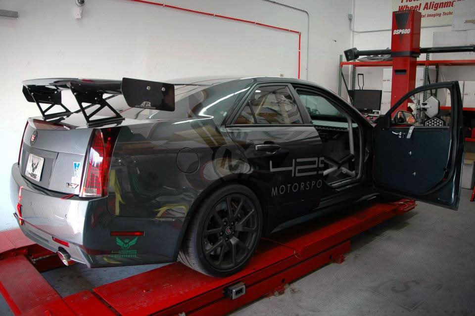 Cadillac CTS-V Sedan GTC500 Carbon Fiber Adjustable Wing 2008 - 2015
