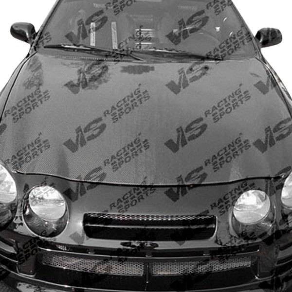 1994-1999 Toyota Celica Hatchback 2 doors OEM Style Carbon Fiber Black Hood