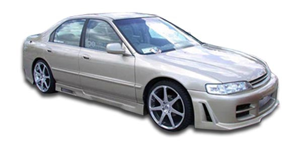 1994-1997 Honda Accord 4DR Spyder Style Side Skirts - 2 Piece FRP