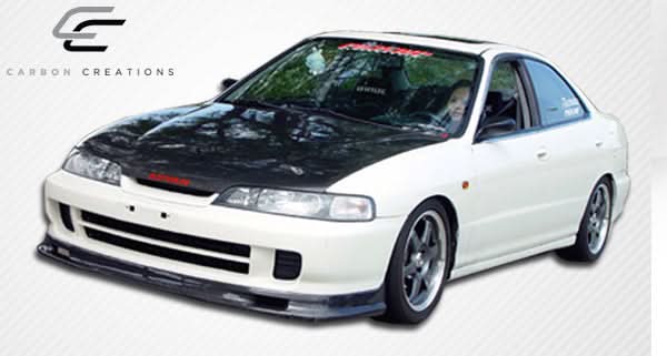 1994-2001 Acura Integra Spoon Style Front Lip Under Spoiler - Carbon Fiber