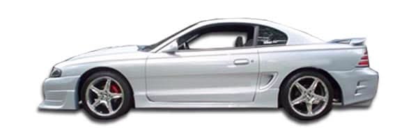 1994-1998 Ford Mustang Colt Style Side Skirts Rocker Panels - FRP