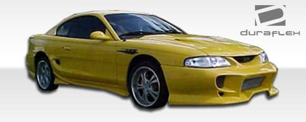 1994-1998 Ford Mustang Vader Style Side Skirts - 2 Piece - FRP