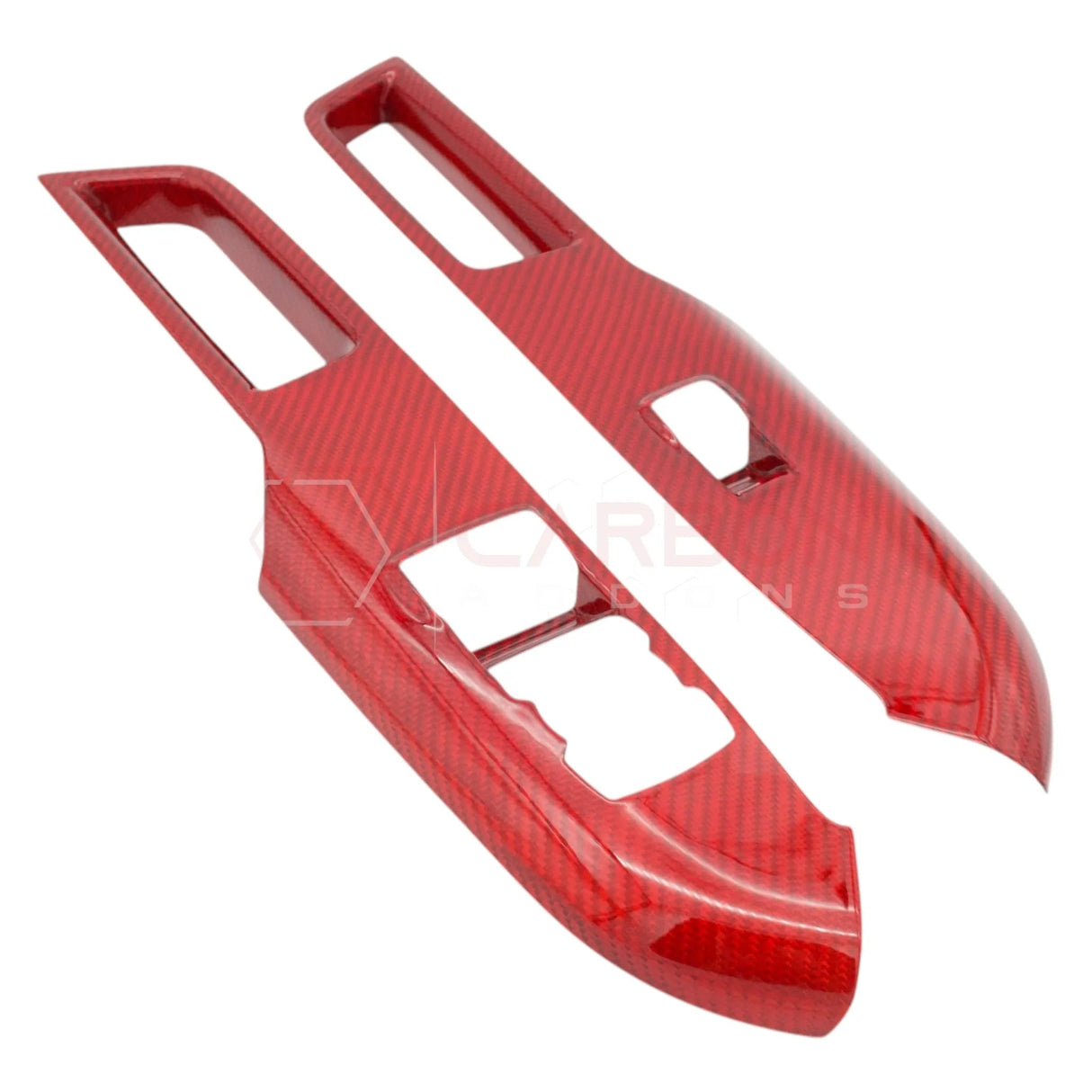 2024+ S650 Mustang Hard Carbon Fiber Window Switch Control Trim Cover | V2