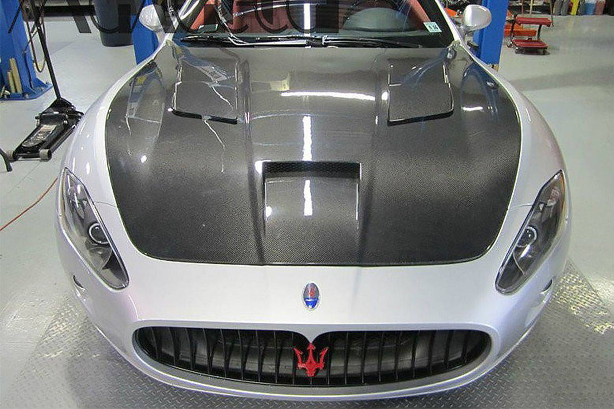 2008-2017 Maserati GranTurismo DC Style Carbon Fiber Hood