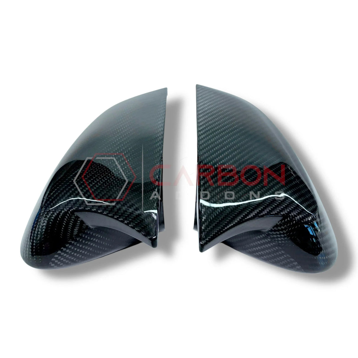 C8 Corvette Carbon Fiber M-Style Side View Mirror Cap Covers