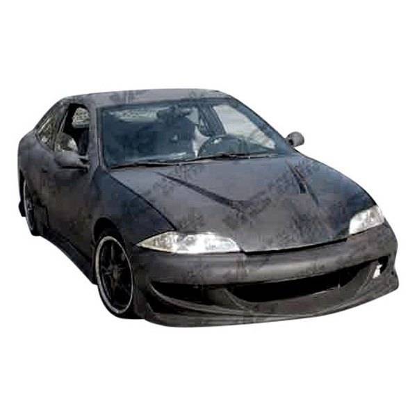 1995-2002 Chevrolet Cavalier 4 doors 2 doors INVADER Style Carbon Fiber Black Hood