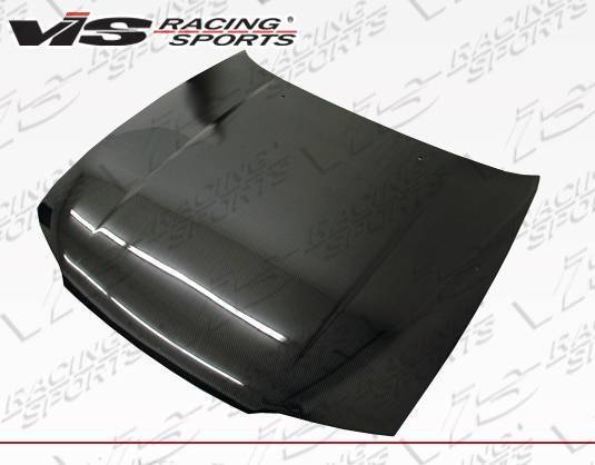 1995-1998 Nissan Skyline R33 GTR 2 doors OEM Style Carbon Fiber Black Hood
