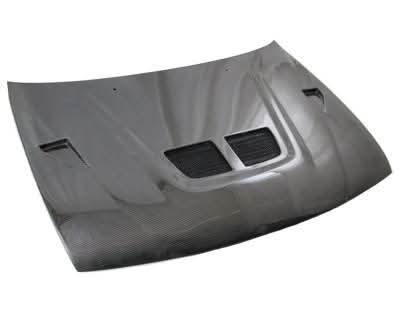 1995-1999 Nissan Sentra 2 doors EVO Style Carbon Fiber Black Hood