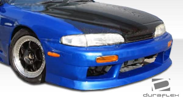 1995-1996 Nissan 240SX V-Speed Style Front Bumper Cover - FRP