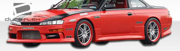 1997-1998 Nissan 240SX V-Speed 2 Style Body Kit - 4 Piece - FRP