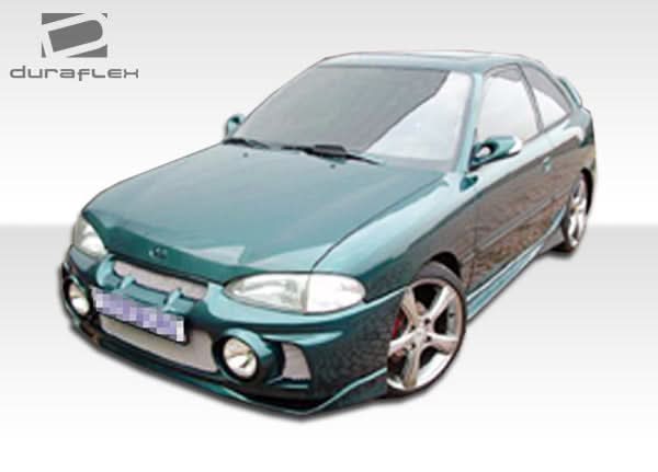 1995-1999 Hyundai Accent Evo Style Front Bumper Cover - 1 Piece - FRP