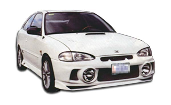 1995-1999 Hyundai Accent Evo Style Front Bumper Cover - 1 Piece - FRP