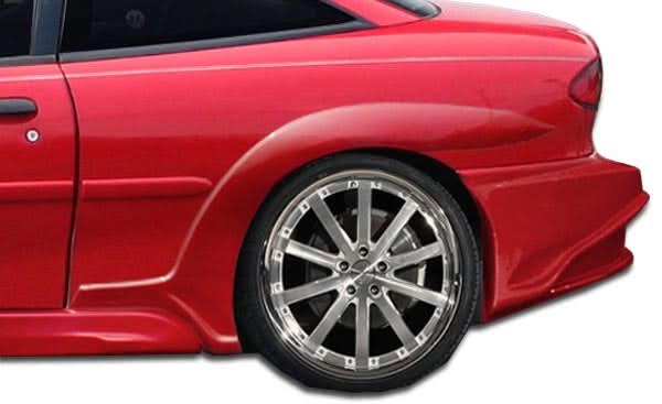 1995-1999 Chevrolet Cavalier Millenium Style Wide Body Rear Fender Flares - FRP