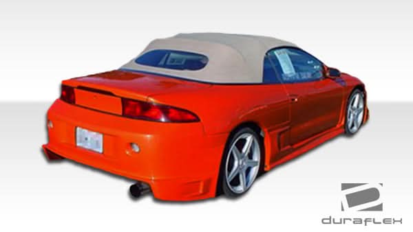 1995-1999 Mitsubishi Eclipse Blits Style Side Skirts - 2 Piece - FRP