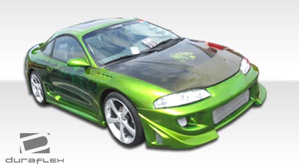 1995-1999 Mitsubishi Eclipse Blits Style Side Skirts - 2 Piece - FRP