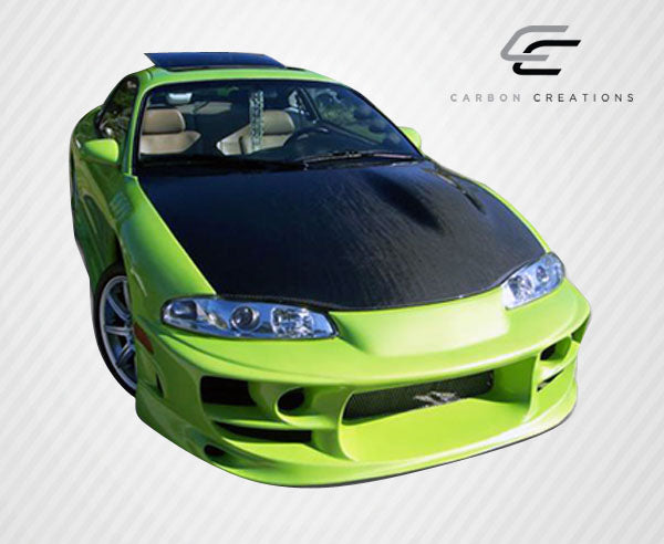 1995-1999 Mitsubishi Eclipse OEM Look Hood - Carbon Fiber