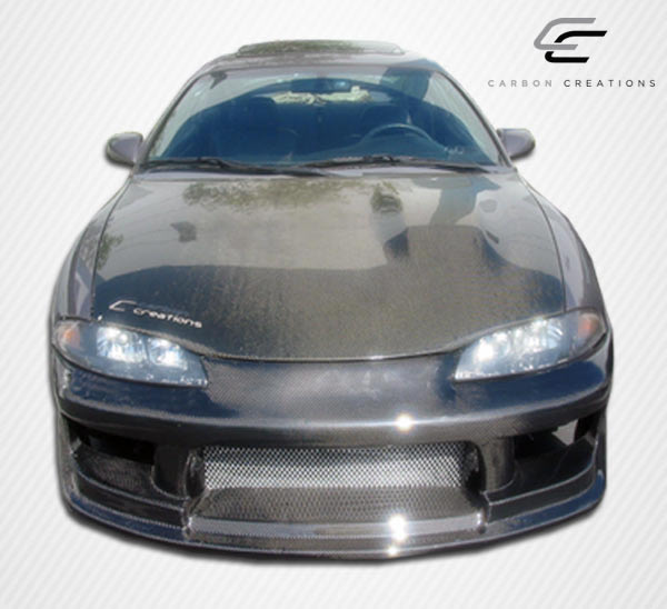 1995-1999 Mitsubishi Eclipse OEM Look Hood - Carbon Fiber
