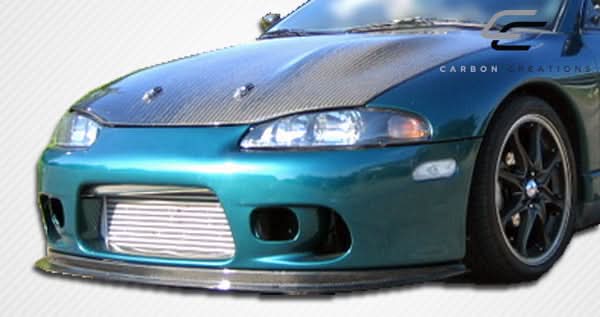 1995-1999 Mitsubishi Eclipse OEM Look Hood - Carbon Fiber