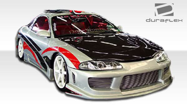 1995-1999 Mitsubishi Eclipse Kombat Style Side Skirts - 2 Piece - FRP