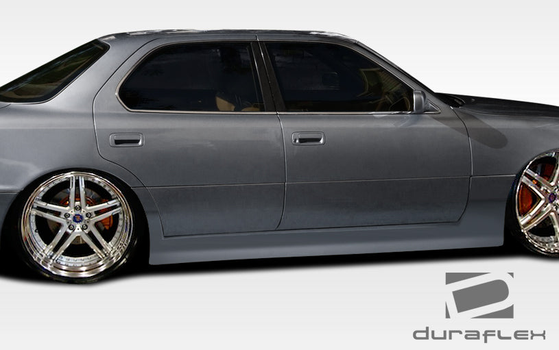 1995-2000 Lexus LS400 VIP Style Side Skirts Rocker Panels - FRP