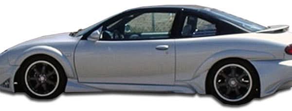 1995-2002 Pontiac Sunfire Millenium Style Wide Body Rear Fender Flares - FRP