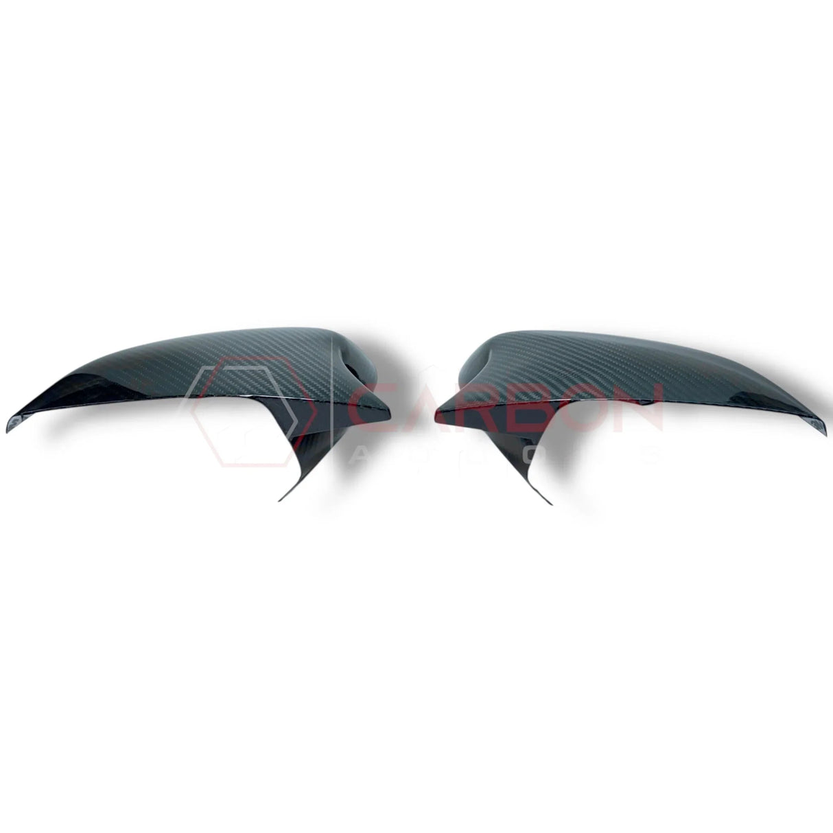 C8 Corvette Carbon Fiber M-Style Side View Mirror Cap Covers