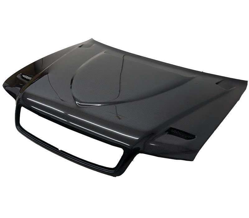 1996-2001 AUDI A4 4 doors Euro R Style Carbon Fiber Black Hood