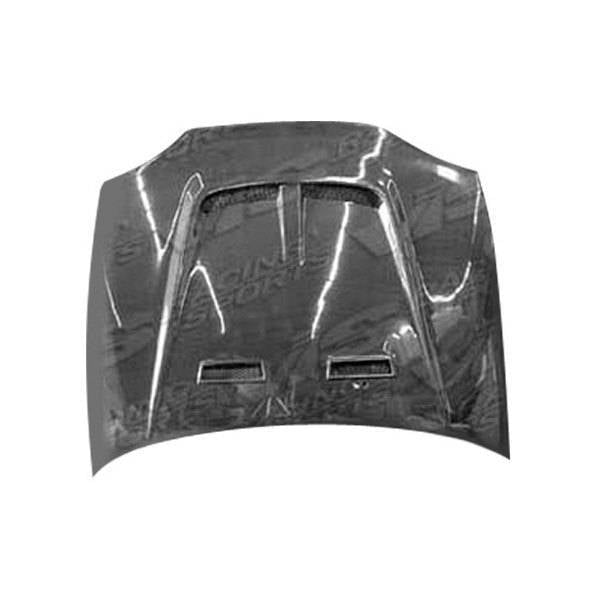 1996-1998 Honda Civic 4 doors 2 doors MONSTER Style Carbon Fiber Black Hood