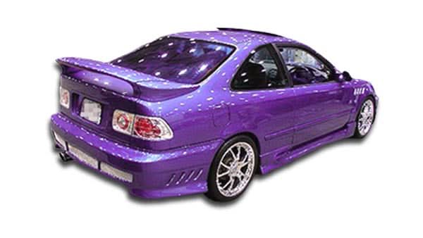 1996-2000 Honda Civic AVG Style Rear Bumper Cover - FRP