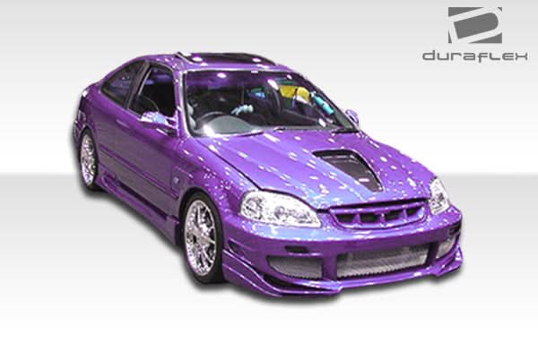 1996-1998 Honda Civic 2DR AVG Style Body Kit 4 Piece - FRP