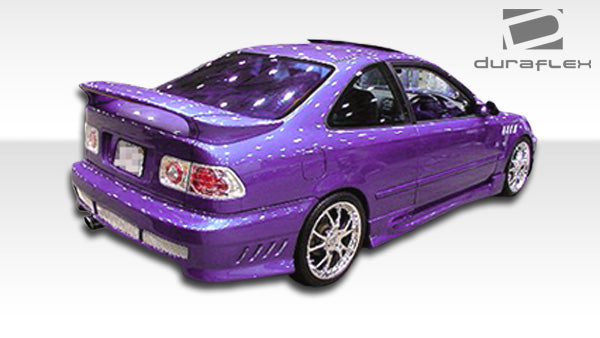 1996-2000 Honda Civic AVG Style Side Skirts Rocker Panels - 2 Piece - FRP