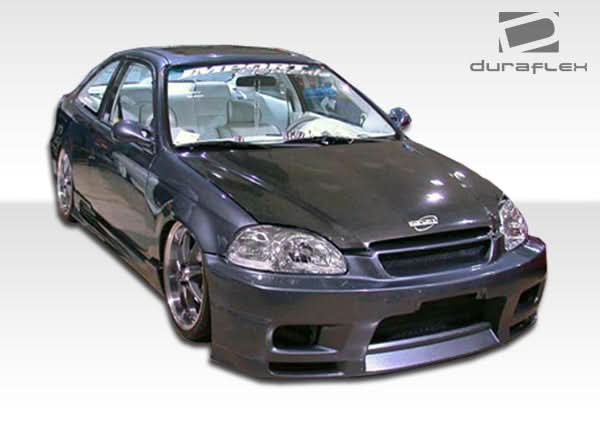1996-1998 Honda Civic 2DR AVG Style Body Kit 4 Piece - FRP