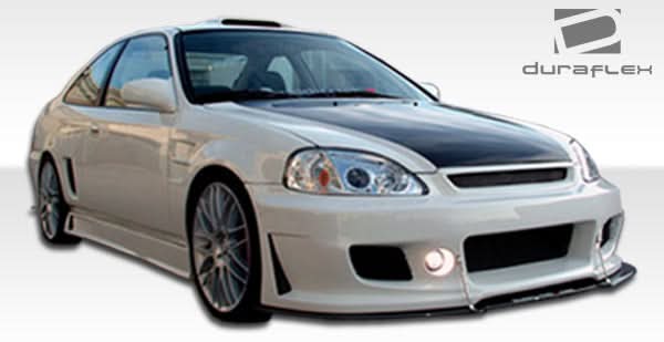 1996-1998 Honda Civic B-2 Style Body Kit 4 Piece - FRP