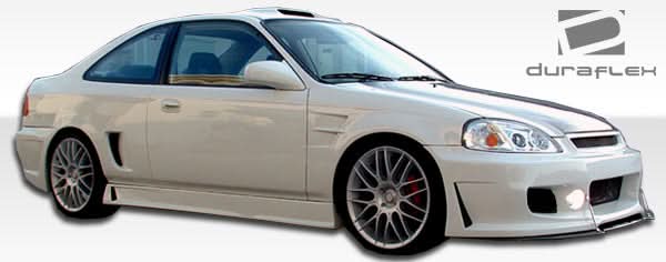 1999-2000 Honda Civic B-2 Style Body Kit 4 Piece - FRP