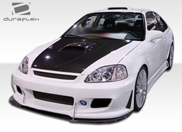 1999-2000 Honda Civic B-2 Style Body Kit 4 Piece - FRP
