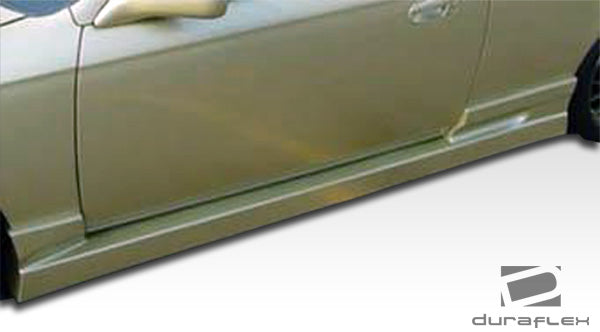 1996-2000 Honda Civic Bomber Style Side Skirts Rocker Panels - FRP