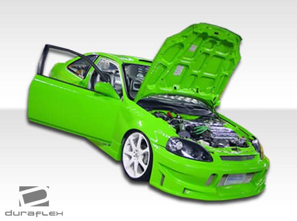 1996-1998 Honda Civic Buddy Style Front Bumper Cover - FRP