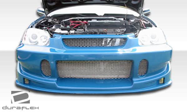 1996-1998 Honda Civic Buddy Style Front Bumper Cover - FRP