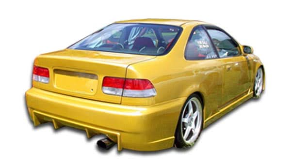 1996-2000 Honda Civic Buddy Style Rear Bumper Cover - FRP
