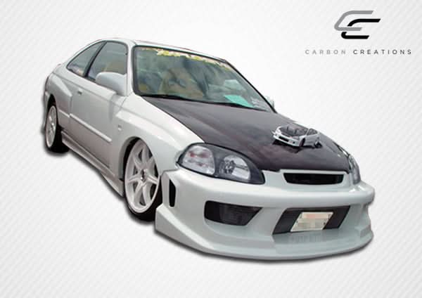 1996-1998 Honda Civic OEM Look Hood - Carbon Fiber