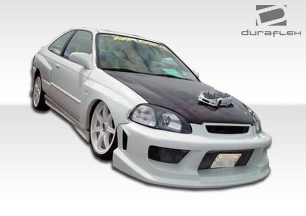 1996-2000 Honda Civic M3 Look Side Skirts Rocker Panels - 2 Piece - FRP
