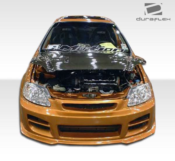 1996-1998 Honda Civic R34 Style Front Bumper Cover - FRP