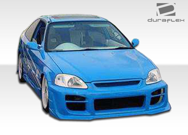1999-2000 Honda Civic R34 Style Front Bumper Cover - FRP