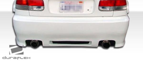 1996-2000 Honda Civic Spyder Style Rear Bumper Cover - 1 Piece - FRP