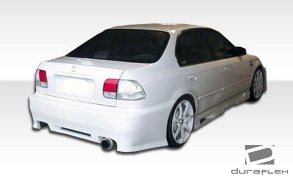 1996-2000 Honda Civic Spyder Style Side Skirts - 2 Piece FRP