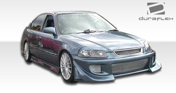 1996-2000 Honda Civic Spyder Style Side Skirts - 2 Piece FRP