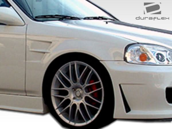 1996-1998 Honda Civic X-2 Style Fenders - 2 Piece - FRP