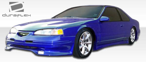 1996-1997 Ford Thunderbird Racer Style Side Skirts - 2 Piece - FRP