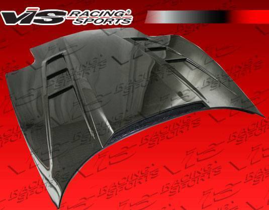 1997-2004 Chevrolet Corvette 2 doors SCV Style Carbon Fiber Black Hood
