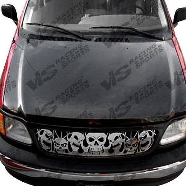 1997-2002 Ford Expedition 4 doors Cobra R 2000 Style Carbon Fiber Black Hood